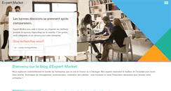Desktop Screenshot of blog.expertmarket.fr