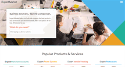 Desktop Screenshot of expertmarket.co.uk